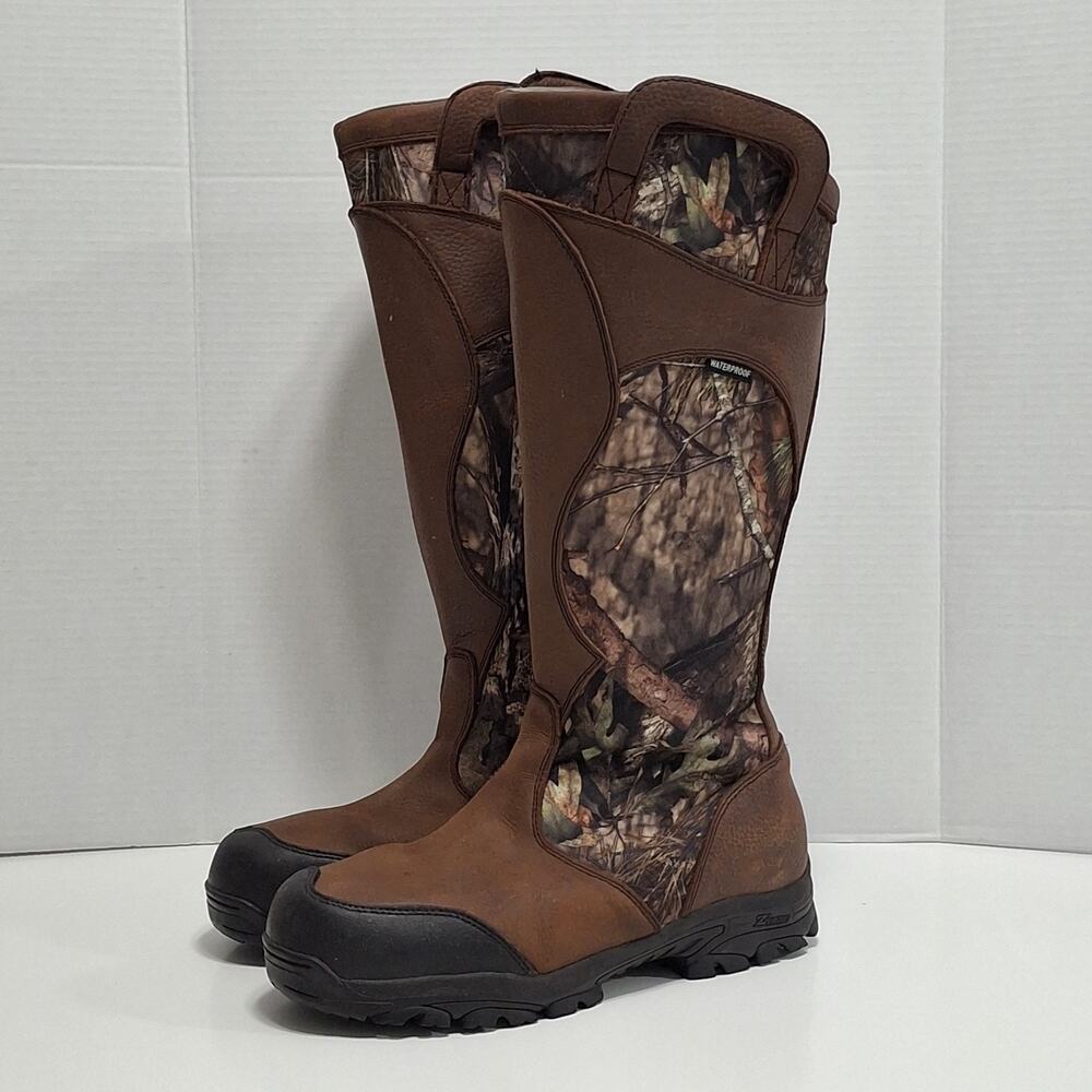 Wood N Stream Men's Waterproof 17” Side-Zip Snakebite Boots Men’s Size 11.5M